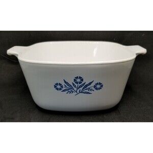 vintage Corning Ware Blue Cornflower P-1¾-B casserole dish 60s 70s no lid